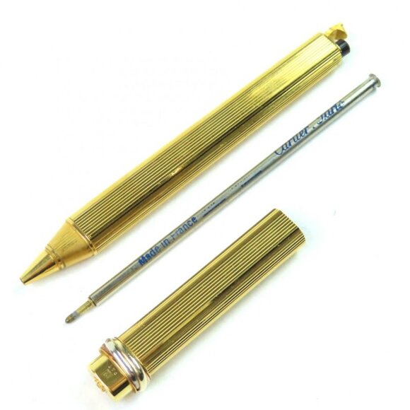 Cartier Vintage Trinity Stripe Oval Cap Type Ballpoint Pen main image 5
